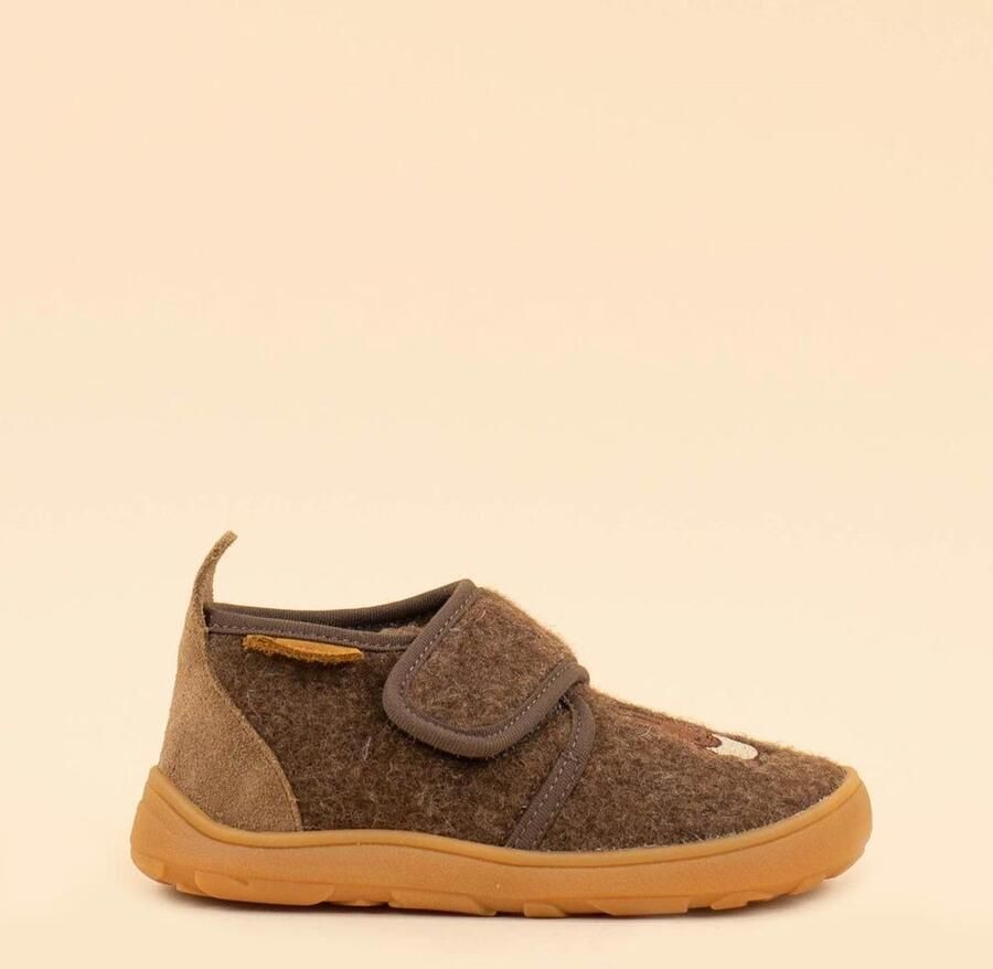 Bisgaard baby wool barefoot dark brown