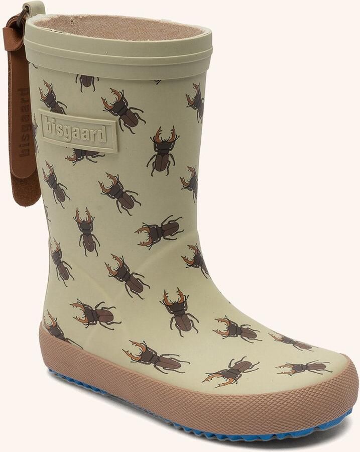 Bisgaard Groene kinderregenlaars Fashion Brown Beetles van