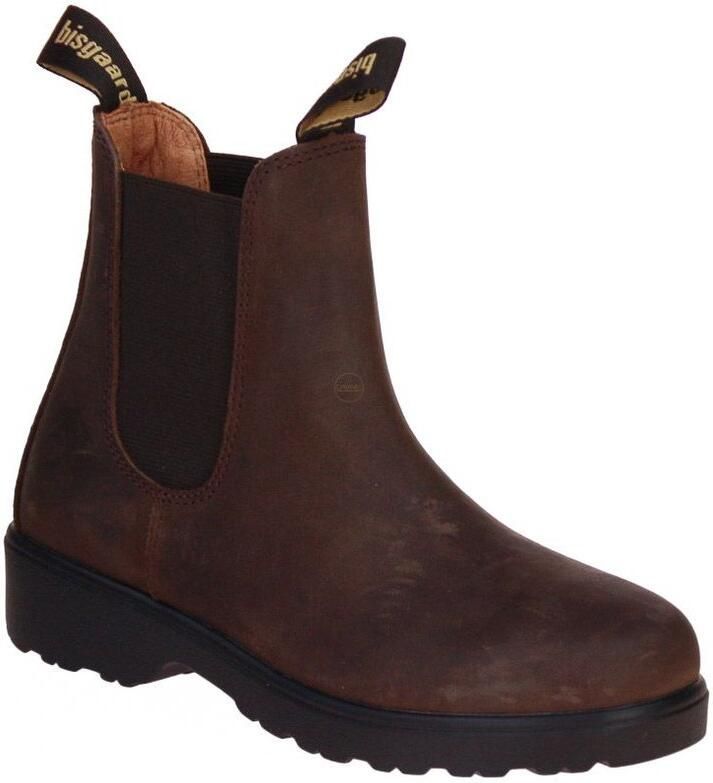 Bisgaard Kim leren chelsea boots donkerbruin - Foto 3
