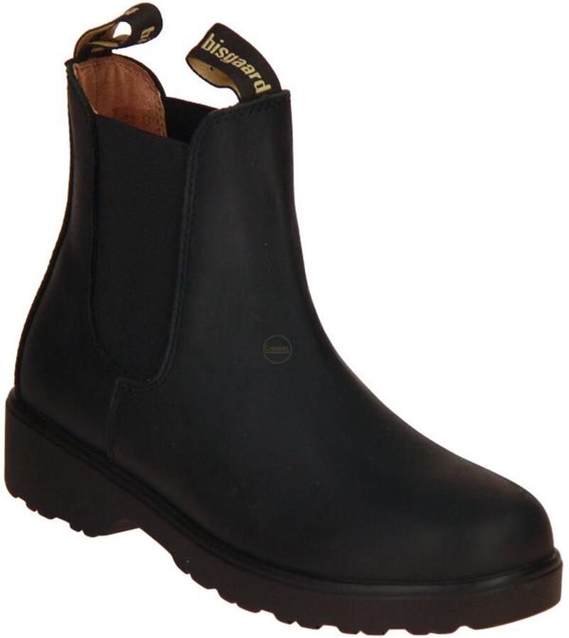 Bisgaard leren enkelboots met profielzool zwart - Foto 4