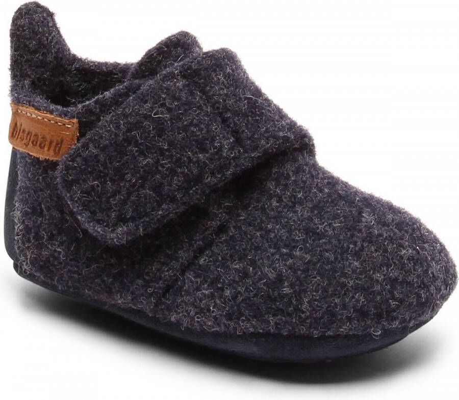 Bisgaard Pantoffels voor baby's Baby wool Blauw