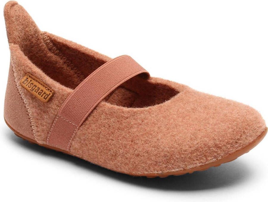 Bisgaard Pantoffels voor baby's Basic wool Roos EU