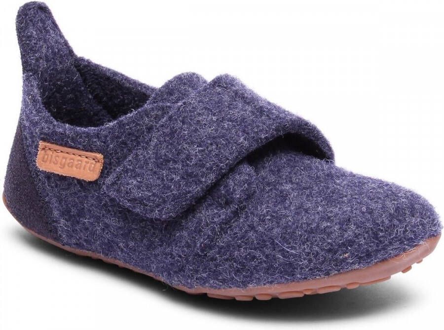 Bisgaard Pantoffels voor baby's Casual wool Blauw