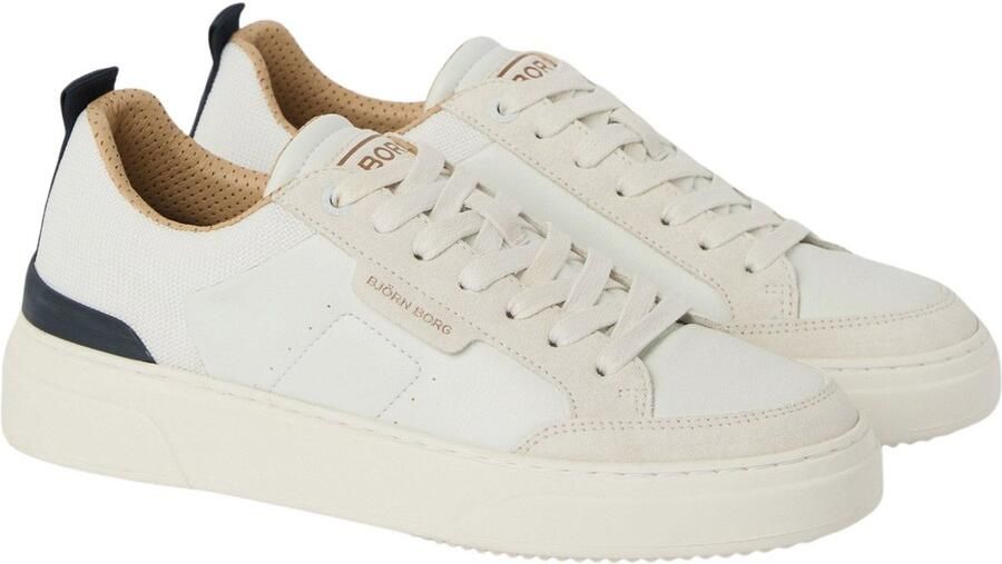 Björn Borg Breakpoint Sneakers Heren Schoenen mannen Wit Beige Witte Sneaker - Foto 3