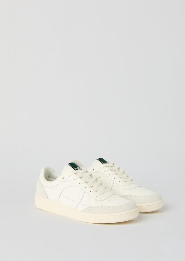 Björn Borg Court WB Witte Heren Sneaker Lage Sneaker Off White