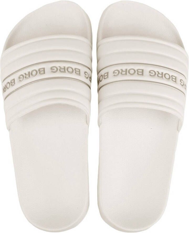 Björn Borg dames slippers harper logo wit