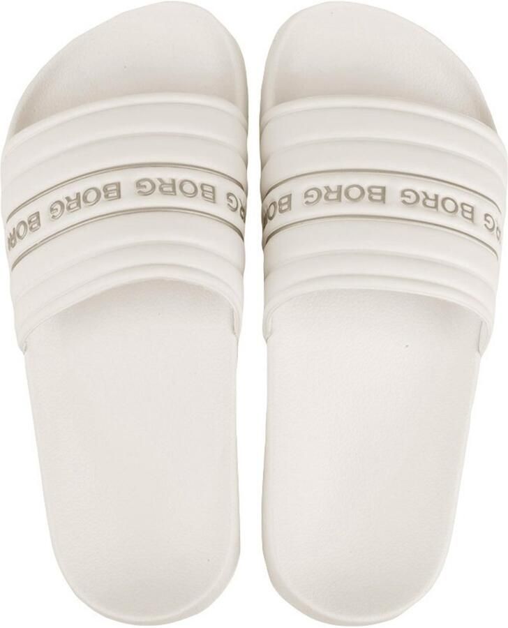 Björn Borg dames slippers harper logo wit