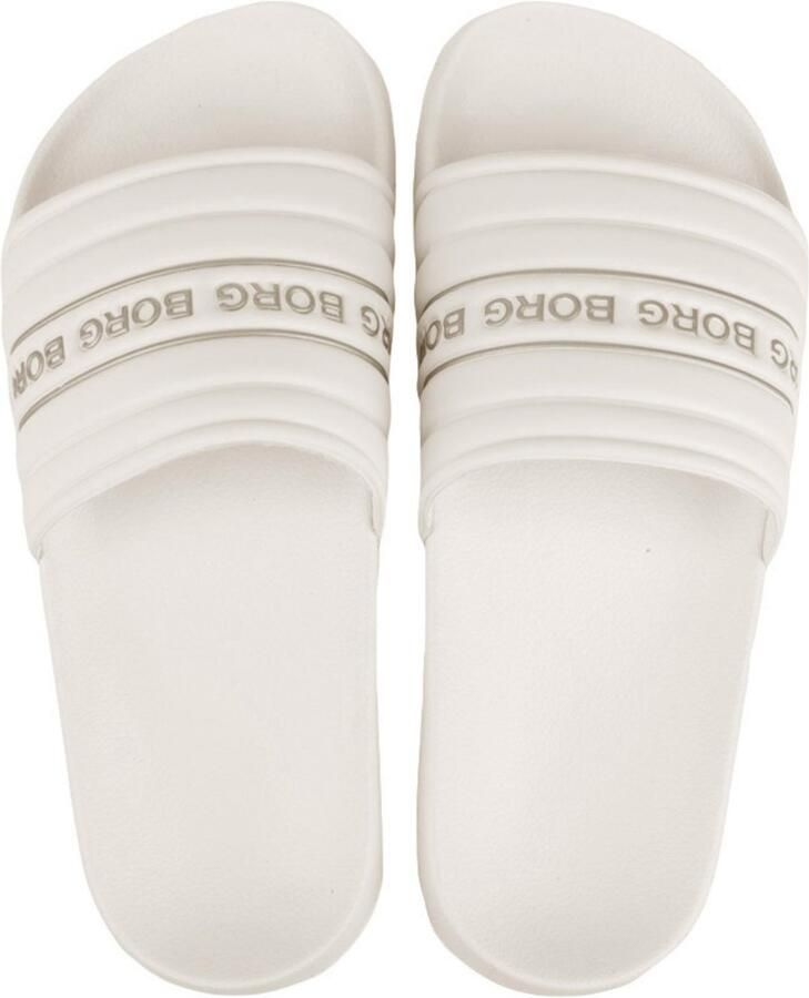 Björn Borg dames slippers harper logo wit