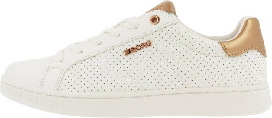 Björn Borg Dames Sneakers Wit Goud