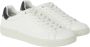 Björn Borg Deuce (T305) Sneaker Heren Witte Sneaker Lage Schoen Wit Zwart - Thumbnail 2