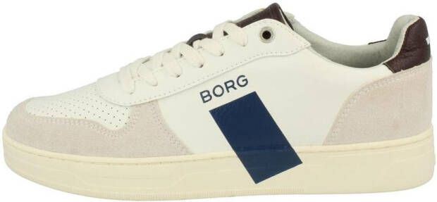 Björn Borg Bjorn Borg T1020 Low Lea Sneaker Men White-burgundy
