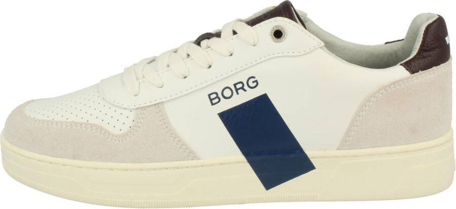 Björn Borg Bjorn Borg T1020 Low Lea Sneaker Men White-burgundy