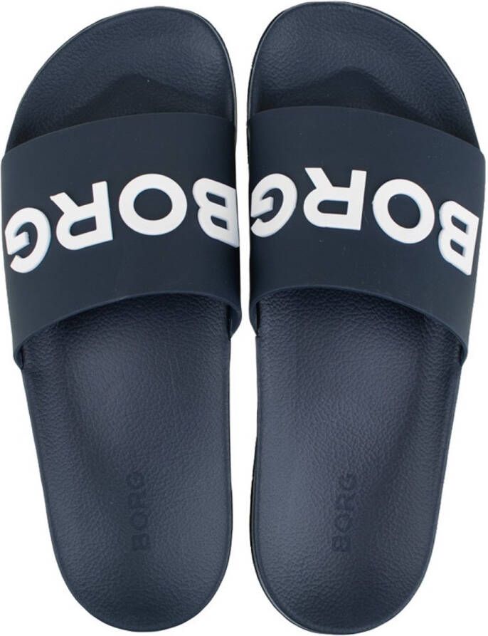 Björn Borg heren slippers knox logo donkerblauw