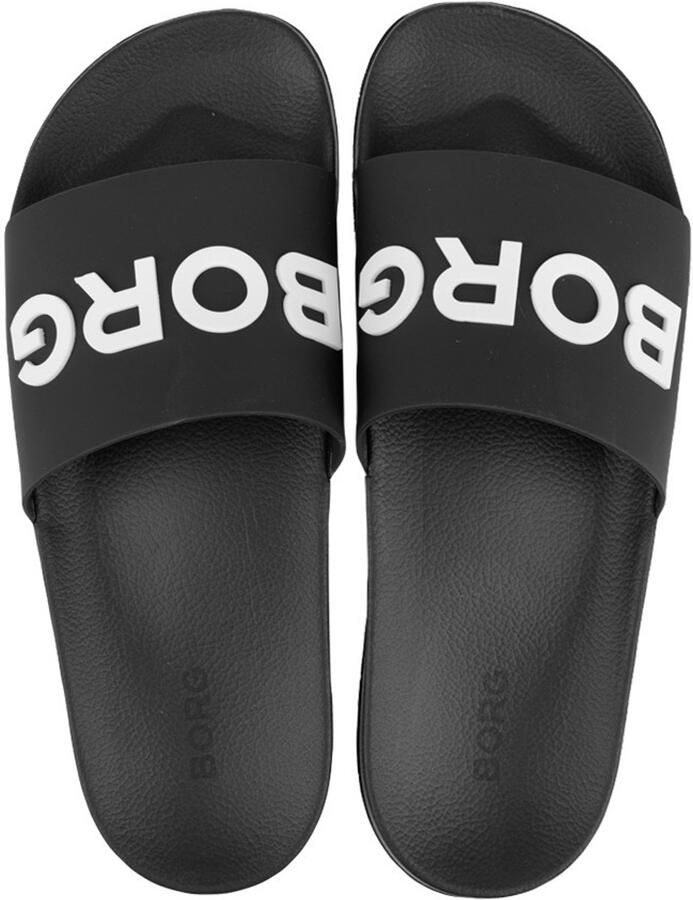 Björn Borg heren slippers knox logo zwart