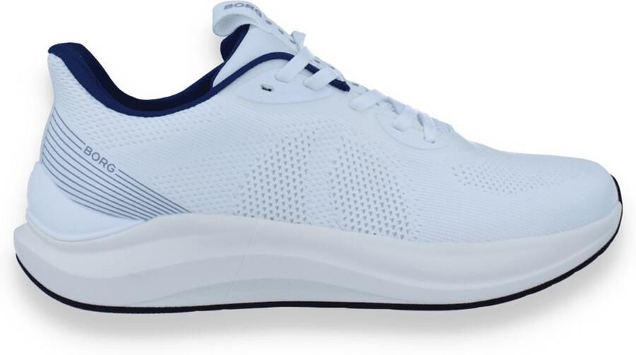 Björn Borg Heren Sneaker Ace Knt White-gum Wit