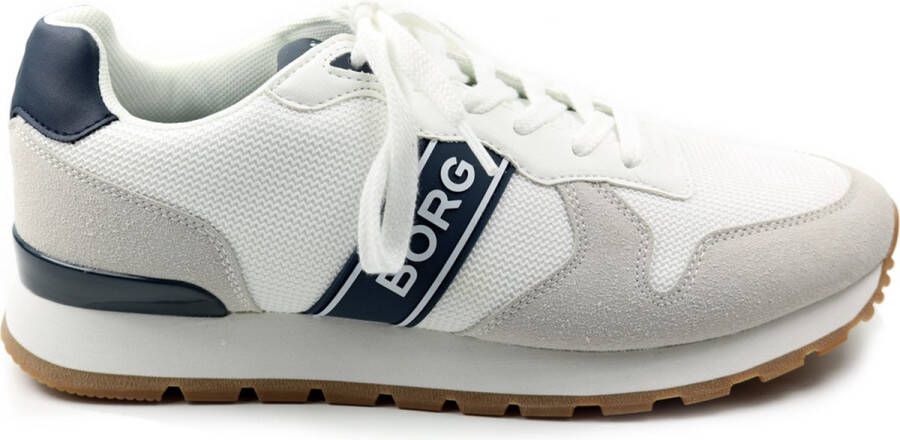 Björn Borg heren sneaker Wit blauw