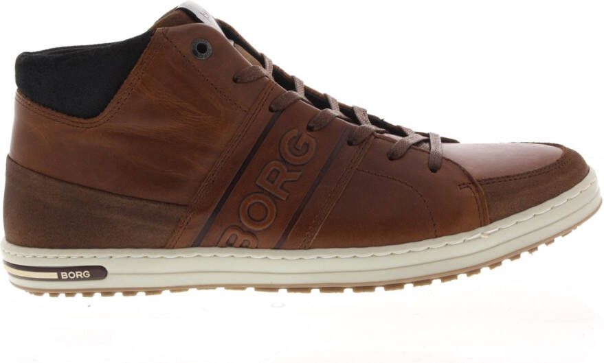 Björn Borg Heren Veterschoenen Curd Mid 2100 Tan Cognac