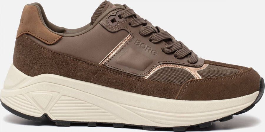 Björn Borg Bjorn Borg R1300 sneakers taupe Dames Kunstleer