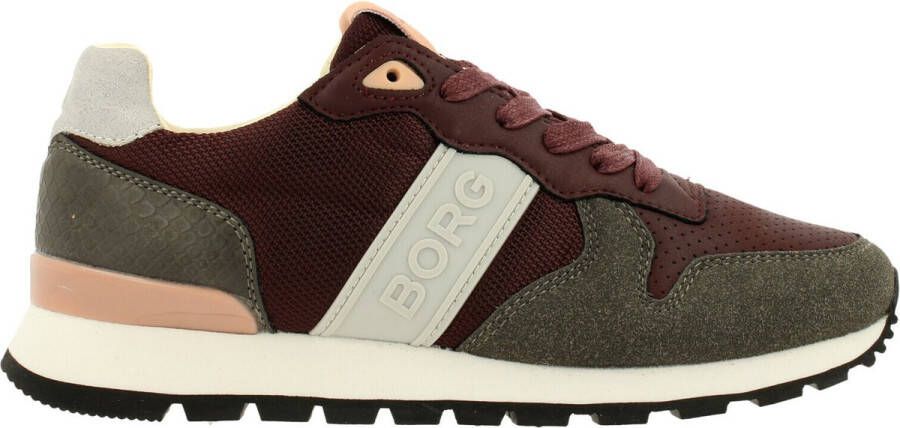 Björn Borg Bjorn Borg Bjorn Borg Sneakers Bordeaux Suede 118341 Dames Suède