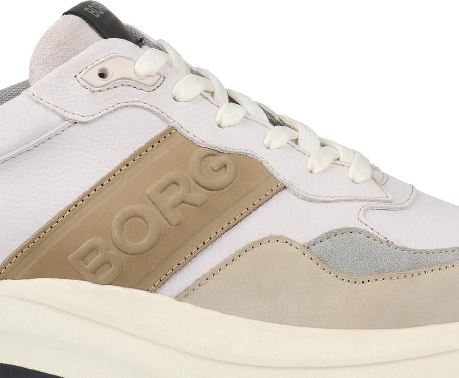 Björn Borg Sl200 Heren Lage sneakers Leren Sneaker Heren Wit - Foto 6