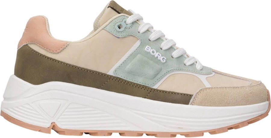 Björn Borg Chunky Runner Sneaker met Metalen Logo Meerkleurig Dames