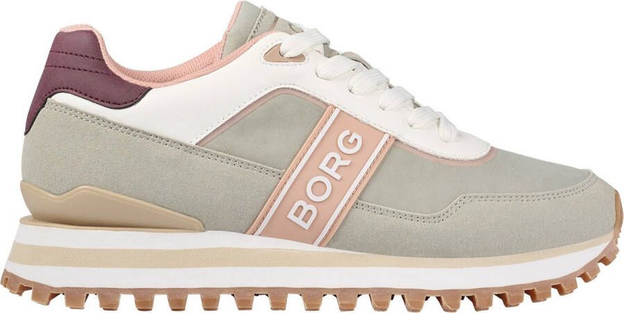 Björn Borg Sneaker Female Light Grey Old Pink 41 Sneakers