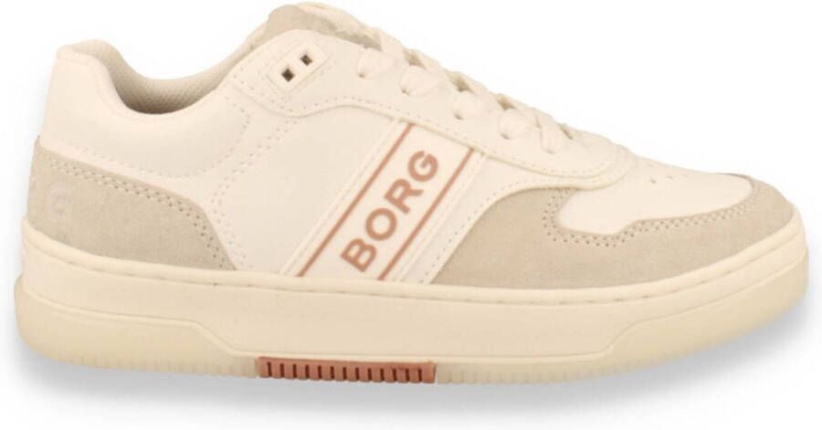 Björn Borg T2300 MET Tennis Geïnspireerde Sneaker White Dames