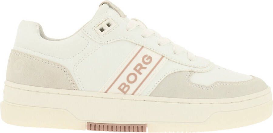 Björn Borg T2300 MET Tennis Geïnspireerde Sneaker White Dames