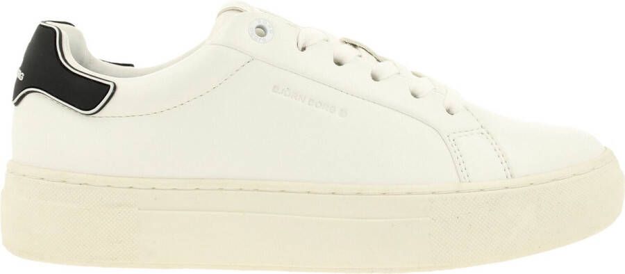 Björn Borg Lage Sneakers met PU Leren Bovenwerk Beige Dames - Foto 2