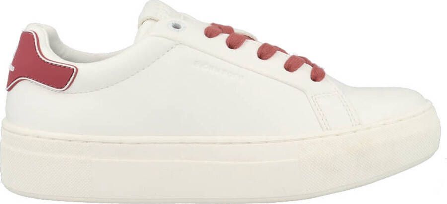 Björn Borg Lage Sneakers met PU Leren Bovenwerk Beige Dames