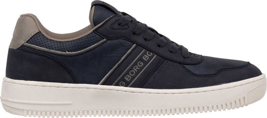 Björn Borg Klassieke Veterschoen met Logoband Blue Heren