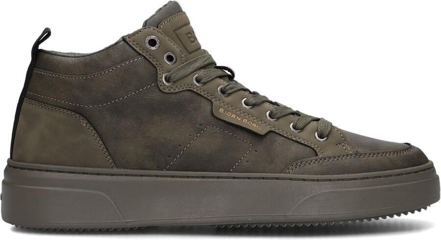 Björn Borg Trendy Heren Sneaker met Hoogwaardige Materialen Green