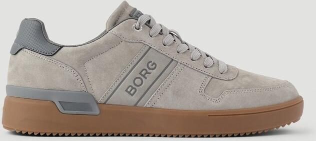Björn Borg Spin Suede Sneaker Heren Lage Schoen Mannen Grijs Suede - Foto 3