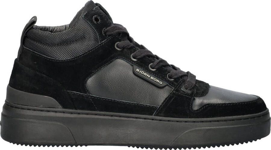 Björn Borg T1930 Tennis Mid M Sneakers Hoog zwart