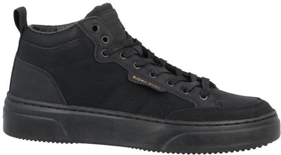 Björn Borg Trendy Heren Sneaker met Hoogwaardige Materialen Black