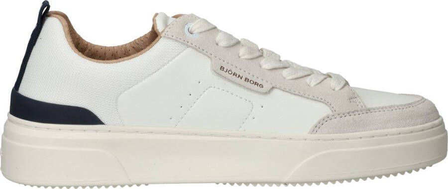 Björn Borg T1930 Sneakers Heren Wit Beige Schoenen mannen