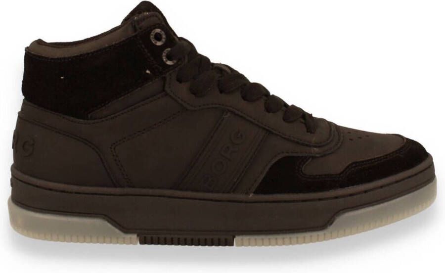 Björn Borg Sneakers T2300 BO MID SUE M 2242 635702 0999 Zwart Black Heren - Foto 3