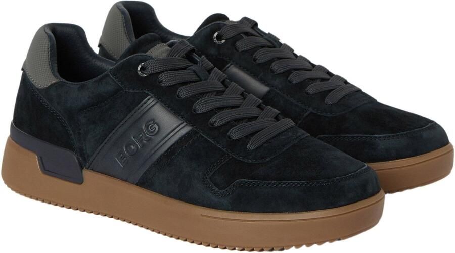 Björn Borg Spin suède sneakers donkerblauw - Foto 3