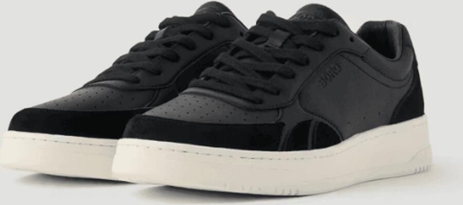 Björn Borg Victory Leren Sneaker Heren Lage Schoen Mannen Zwart