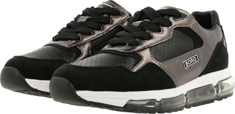 Björn Borg Meisjes Veterschoenen Bjorn Borg X500 Blk slvr Zwart - Foto 9