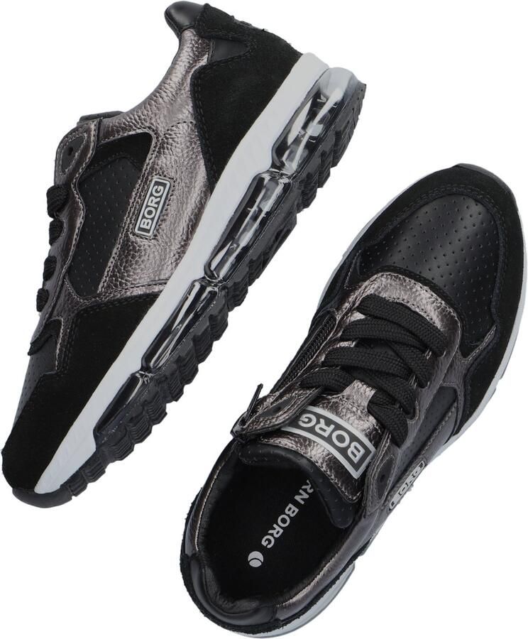 Björn Borg Meisjes Veterschoenen Bjorn Borg X500 Blk slvr Zwart - Foto 5