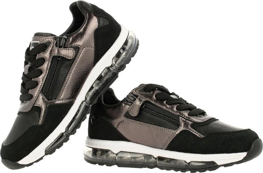 Björn Borg Meisjes Veterschoenen Bjorn Borg X500 Blk slvr Zwart - Foto 7