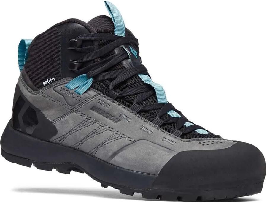 Black Diamond Mission Leather Mid Wp Approachschoenen Grijs 1 2 Vrouw - Foto 1
