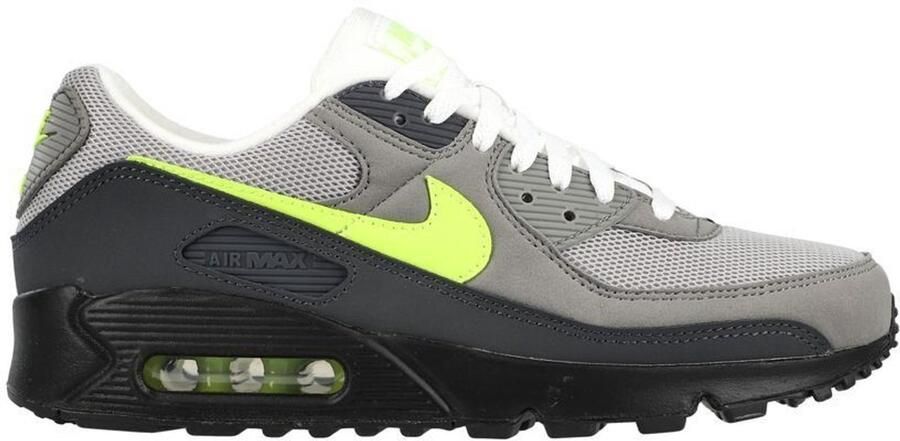 BLACK NEON YELLOW ANTRHACITE Nike Air Max 90 Heren Sneaker Black Neon - Foto 3