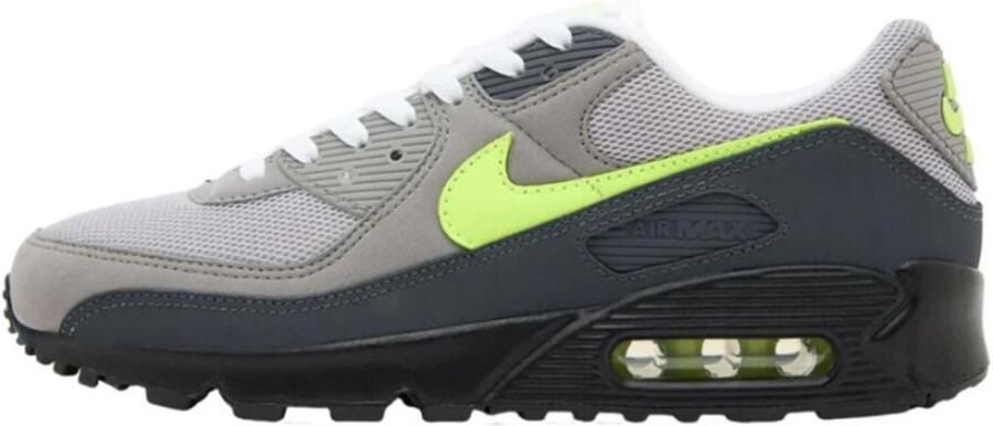 Nike Sportswear Sneakers laag 'Air Max 90' grijs donkergrijs lichtgroen - Foto 4