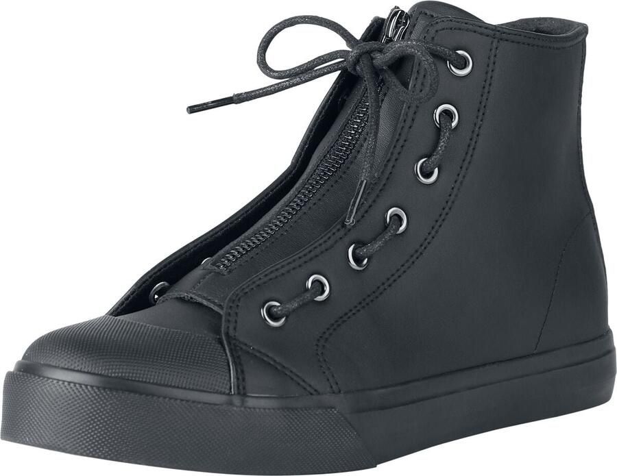 Black Premium by EMP zwarte hoge sneakers van kunstleer Dames