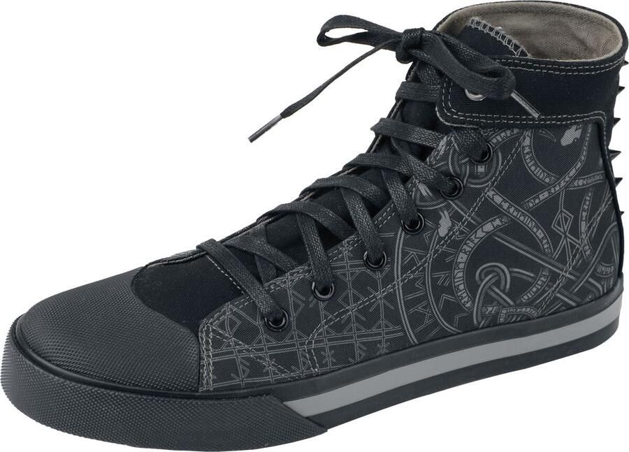 Black Premium by EMP Zwarte sneakers met noppen Unisex