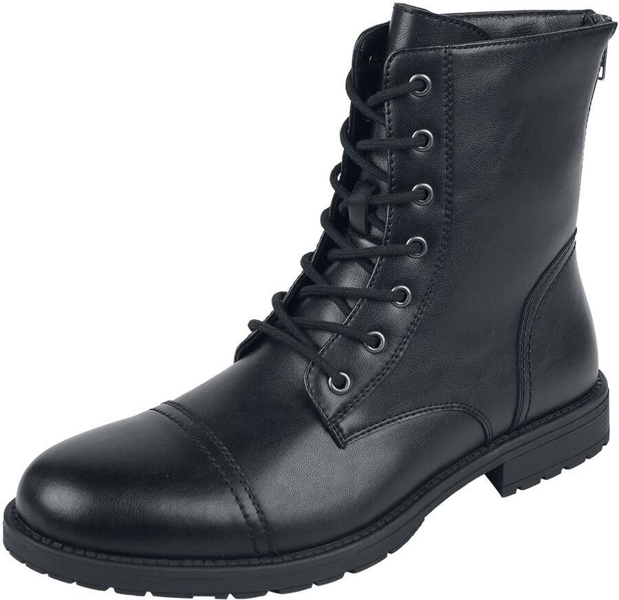 Black Premium by EMP Zwarte bikerlaarzen met veters Heren