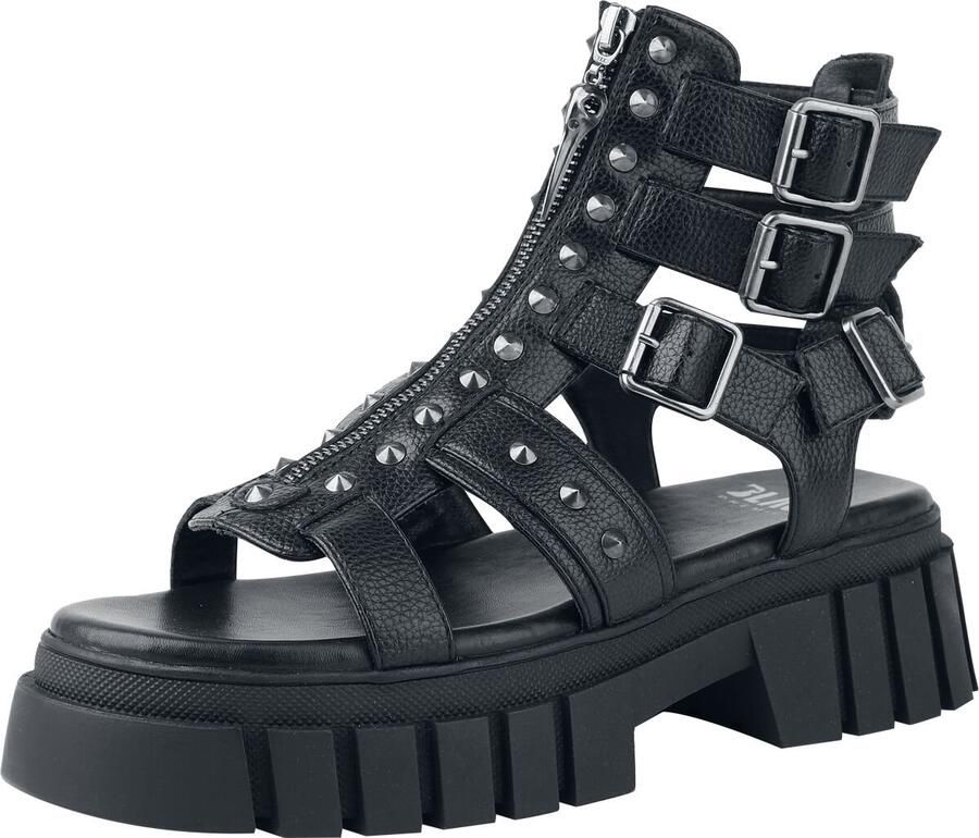 Black Premium by EMP Zwarte sandaal met blokhak Dames