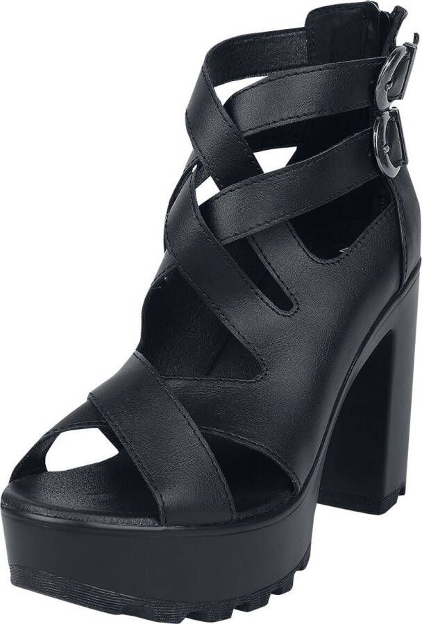 Black Premium by EMP Zwarte hoge hakken met bandjes Vrouwen